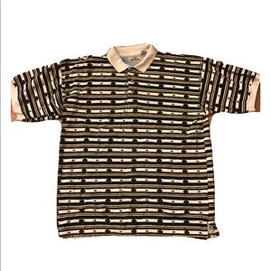 Redhead Western Vintage Patterned Polo Size Large